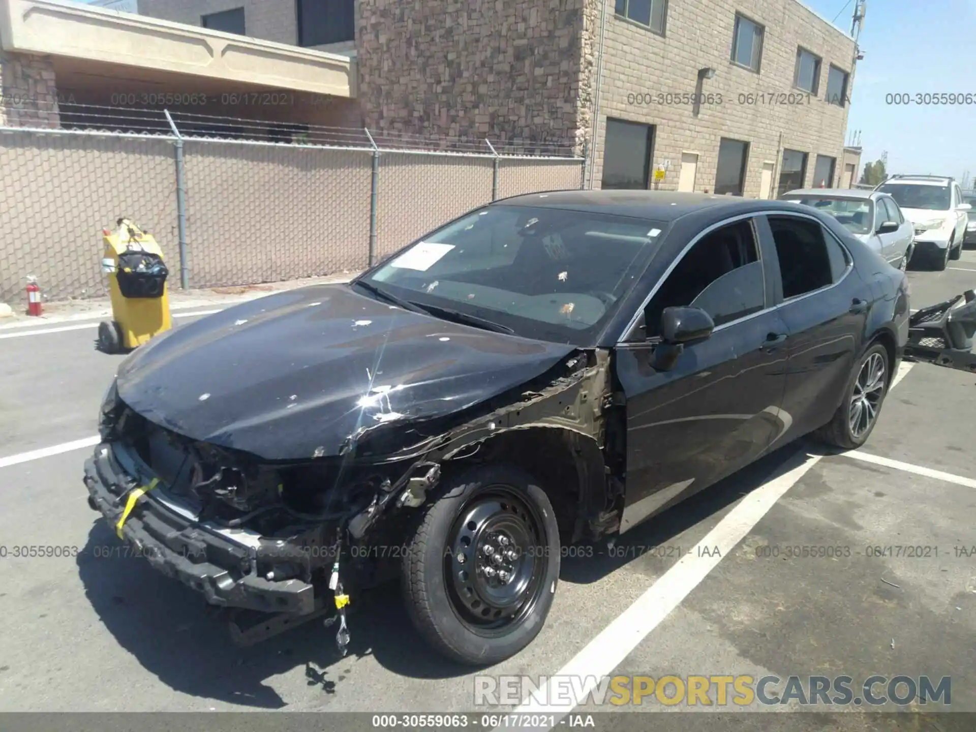 2 Photograph of a damaged car 4T1B11HK6KU757560 TOYOTA CAMRY 2019