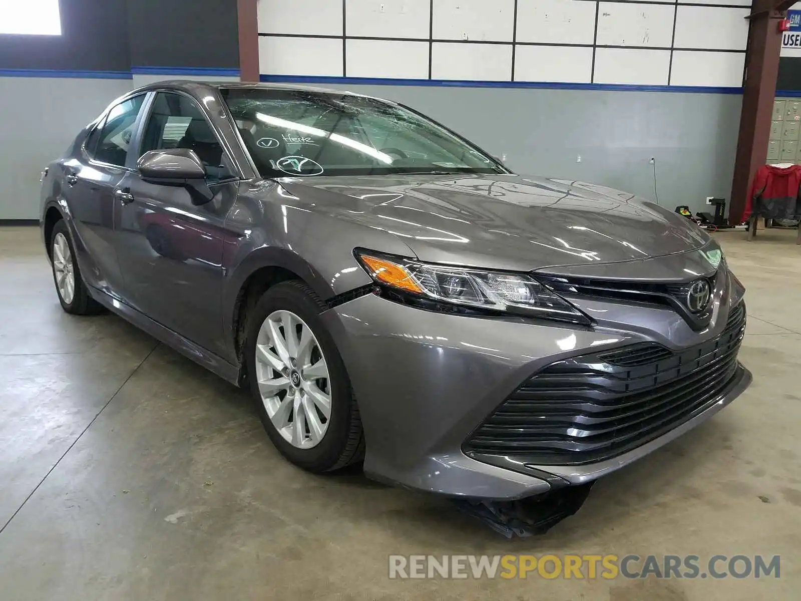 1 Photograph of a damaged car 4T1B11HK6KU757803 TOYOTA CAMRY 2019