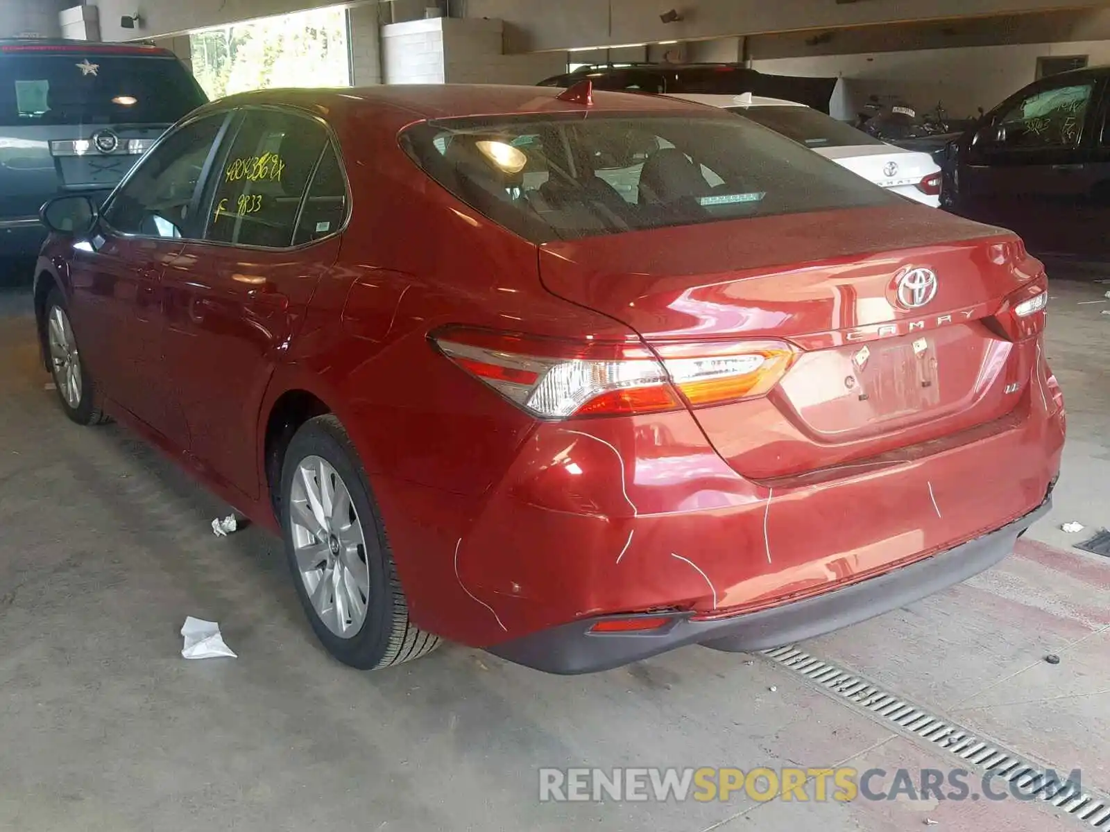 3 Photograph of a damaged car 4T1B11HK6KU757932 TOYOTA CAMRY 2019