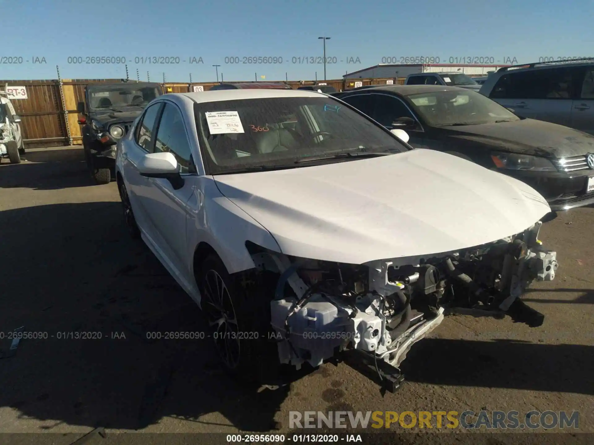 1 Photograph of a damaged car 4T1B11HK6KU759017 TOYOTA CAMRY 2019