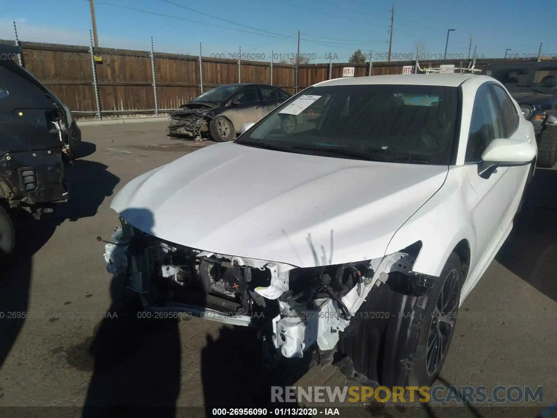 2 Photograph of a damaged car 4T1B11HK6KU759017 TOYOTA CAMRY 2019