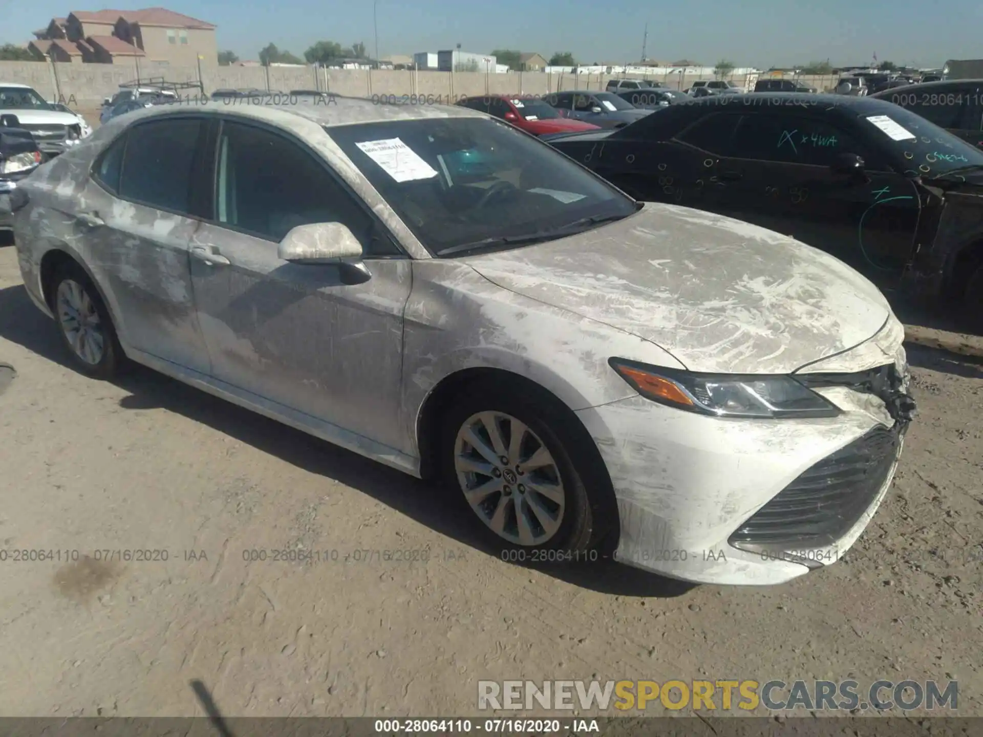 1 Photograph of a damaged car 4T1B11HK6KU759096 TOYOTA CAMRY 2019