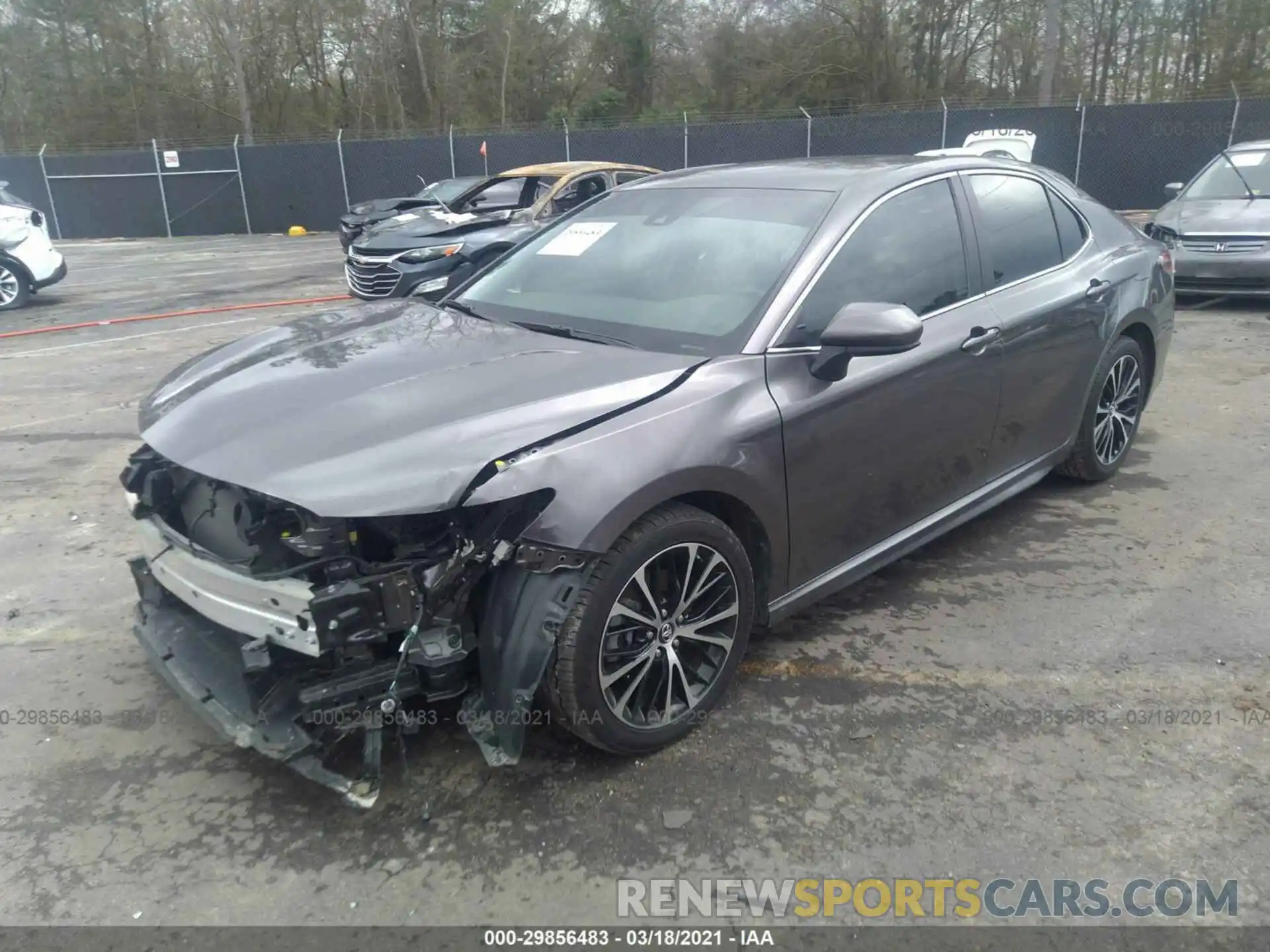 2 Photograph of a damaged car 4T1B11HK6KU762032 TOYOTA CAMRY 2019