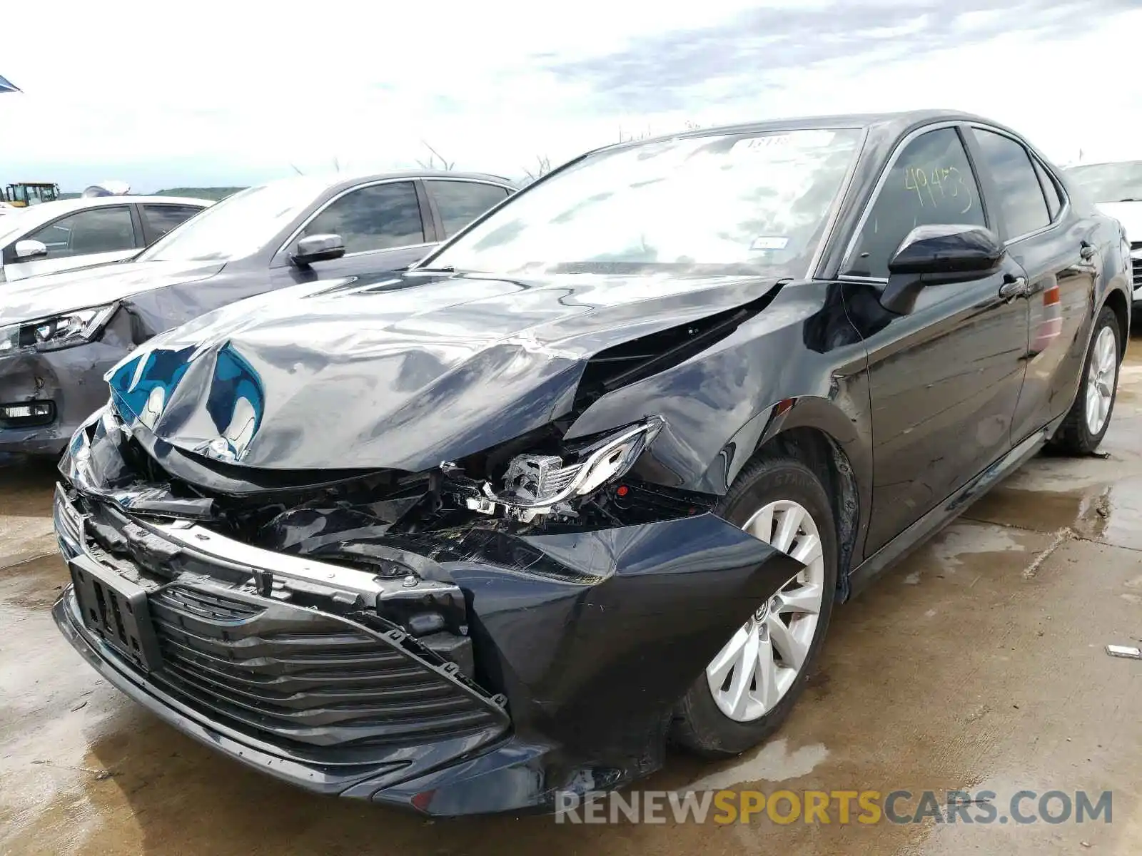 2 Photograph of a damaged car 4T1B11HK6KU766002 TOYOTA CAMRY 2019