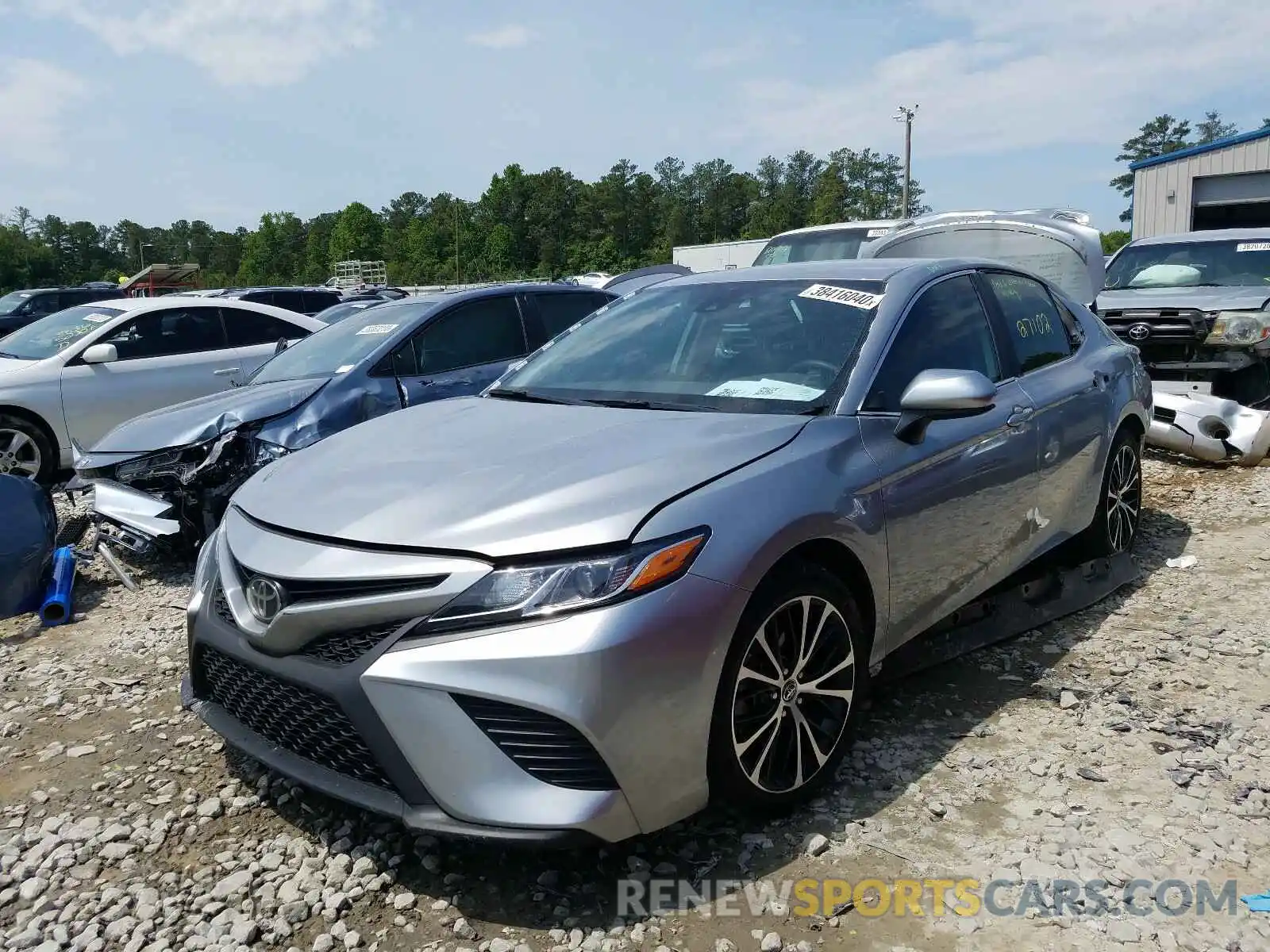 2 Photograph of a damaged car 4T1B11HK6KU767652 TOYOTA CAMRY 2019