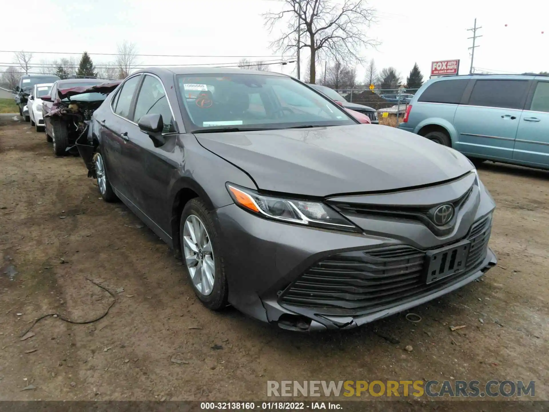 1 Photograph of a damaged car 4T1B11HK6KU768526 TOYOTA CAMRY 2019