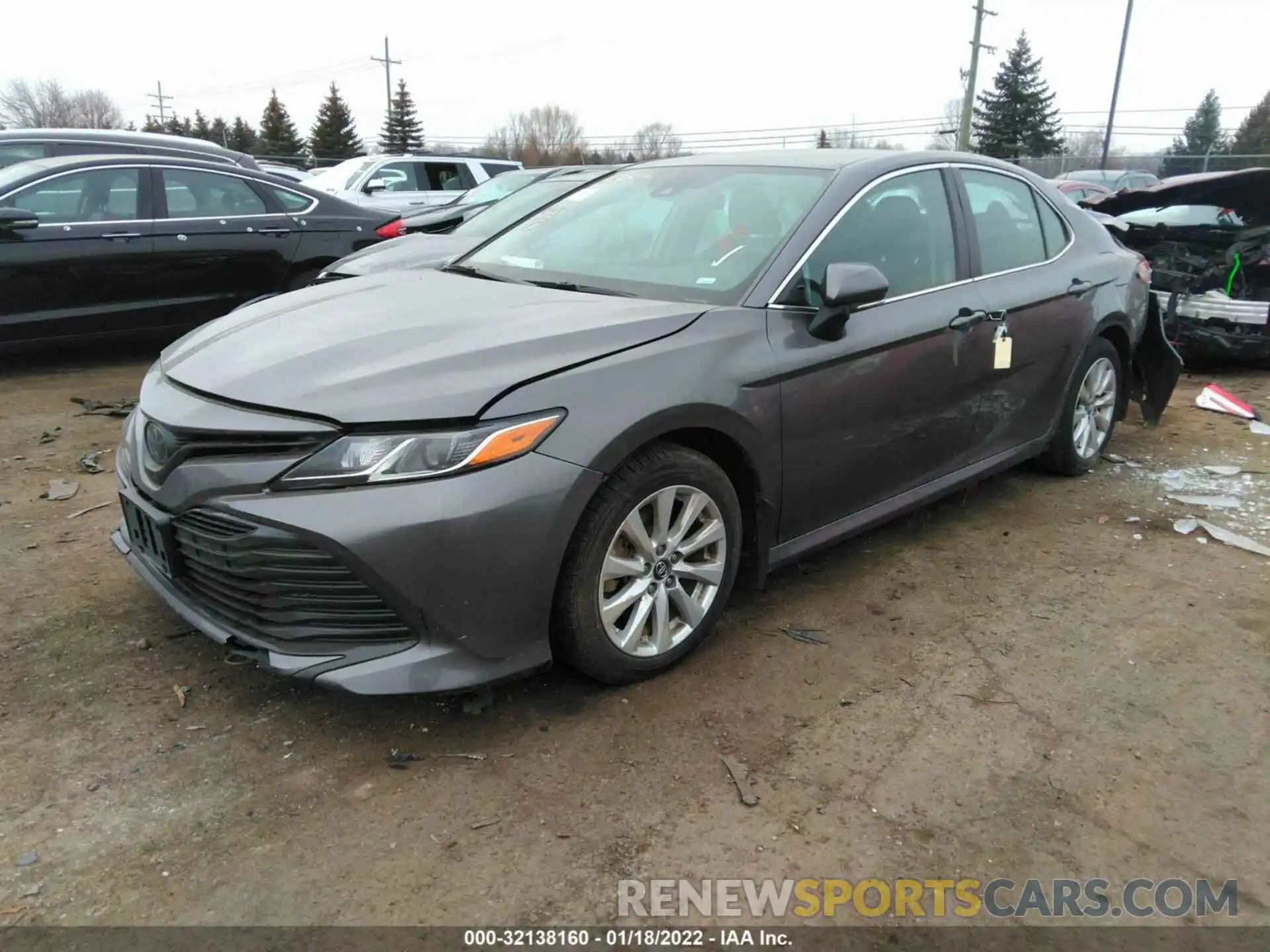 2 Photograph of a damaged car 4T1B11HK6KU768526 TOYOTA CAMRY 2019