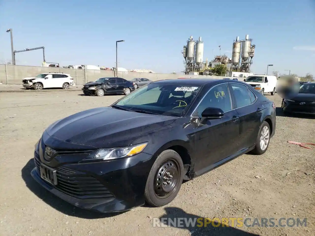 2 Photograph of a damaged car 4T1B11HK6KU769580 TOYOTA CAMRY 2019