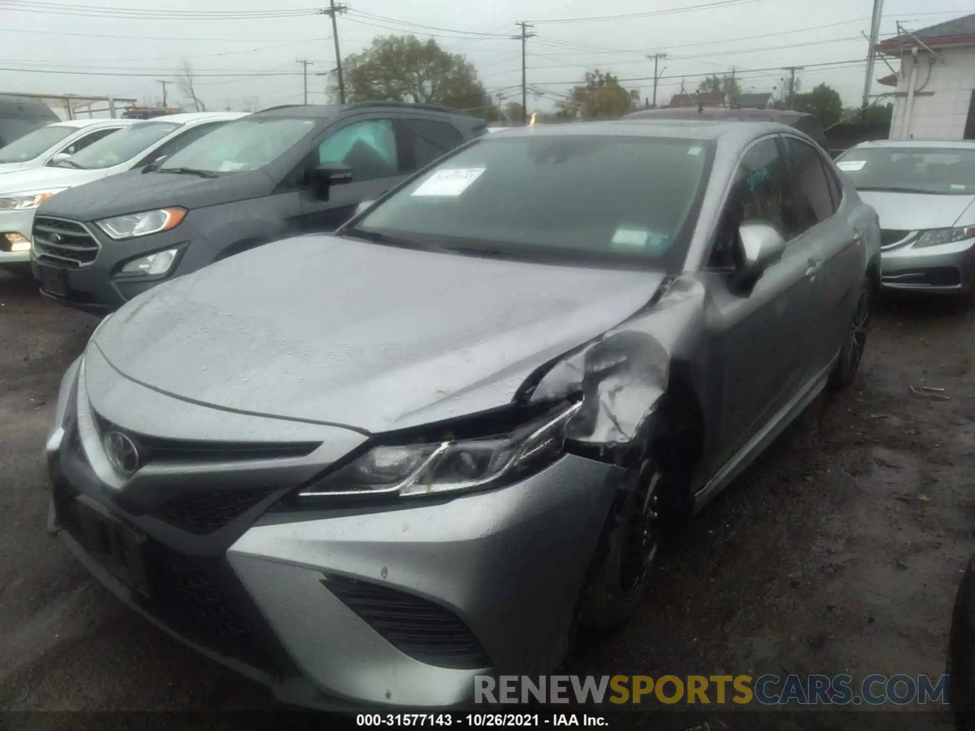 2 Photograph of a damaged car 4T1B11HK6KU771118 TOYOTA CAMRY 2019