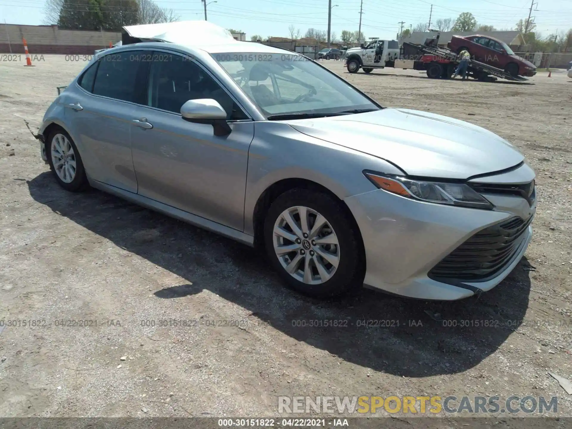 1 Photograph of a damaged car 4T1B11HK6KU771491 TOYOTA CAMRY 2019