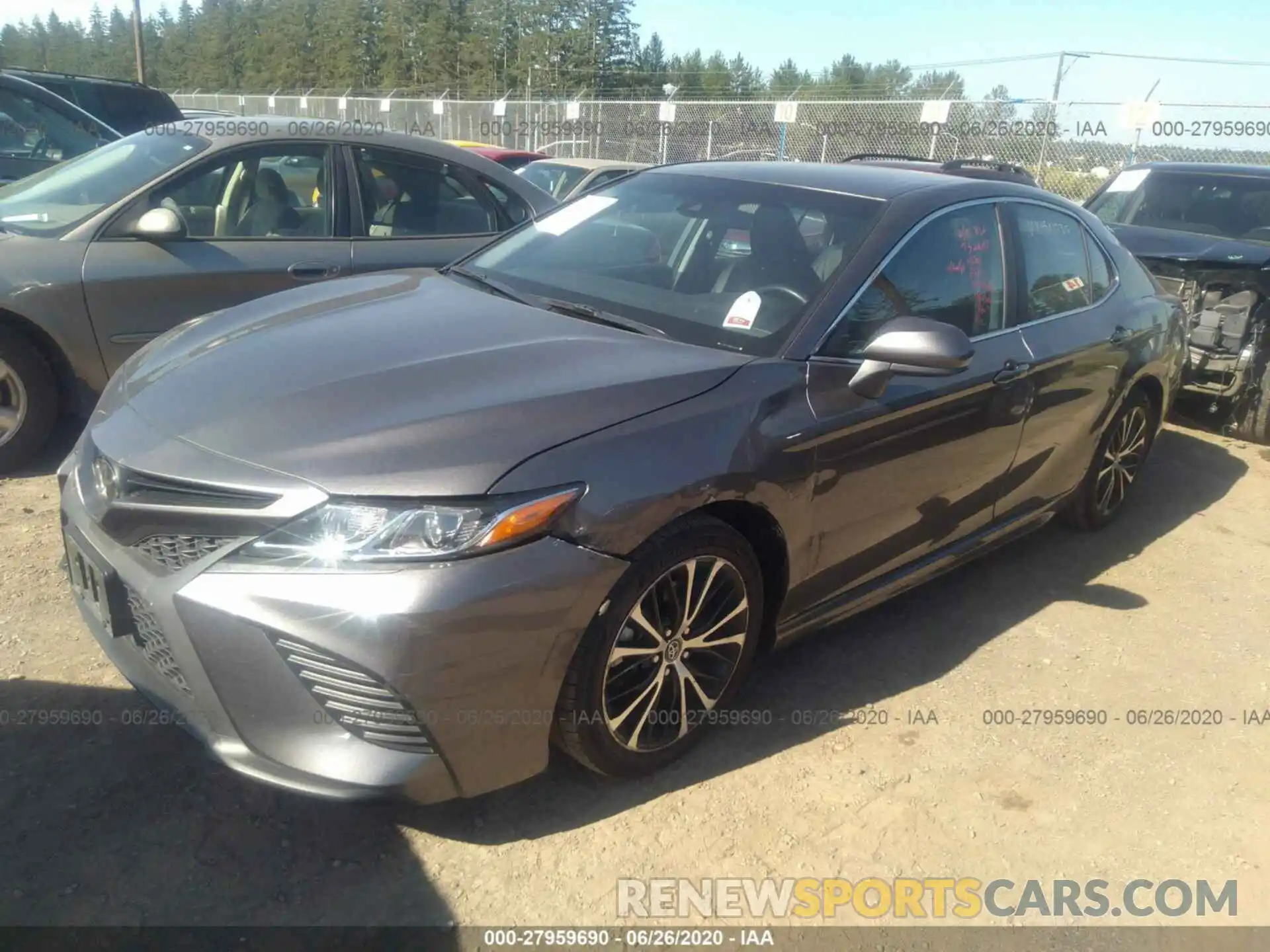 2 Photograph of a damaged car 4T1B11HK6KU772303 TOYOTA CAMRY 2019