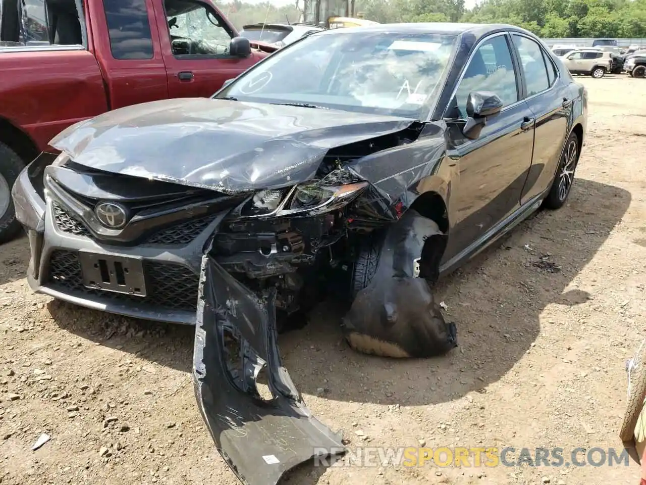 2 Photograph of a damaged car 4T1B11HK6KU772690 TOYOTA CAMRY 2019