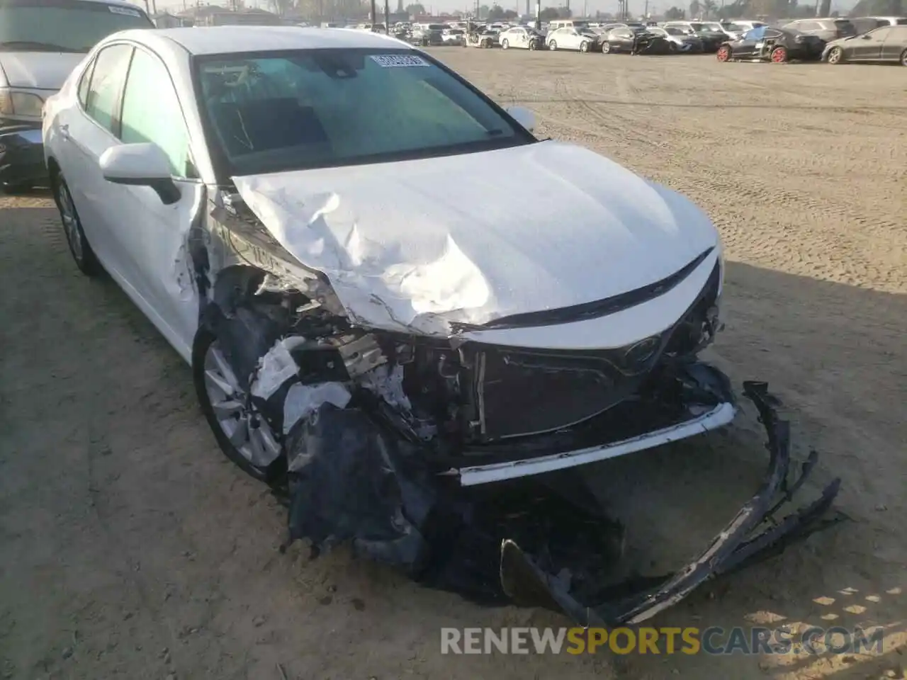 1 Photograph of a damaged car 4T1B11HK6KU772821 TOYOTA CAMRY 2019