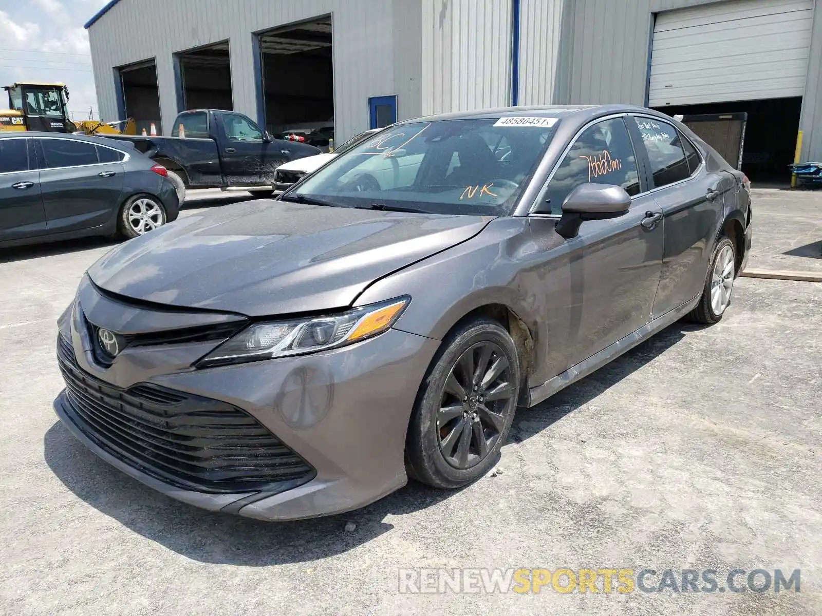 2 Photograph of a damaged car 4T1B11HK6KU774696 TOYOTA CAMRY 2019