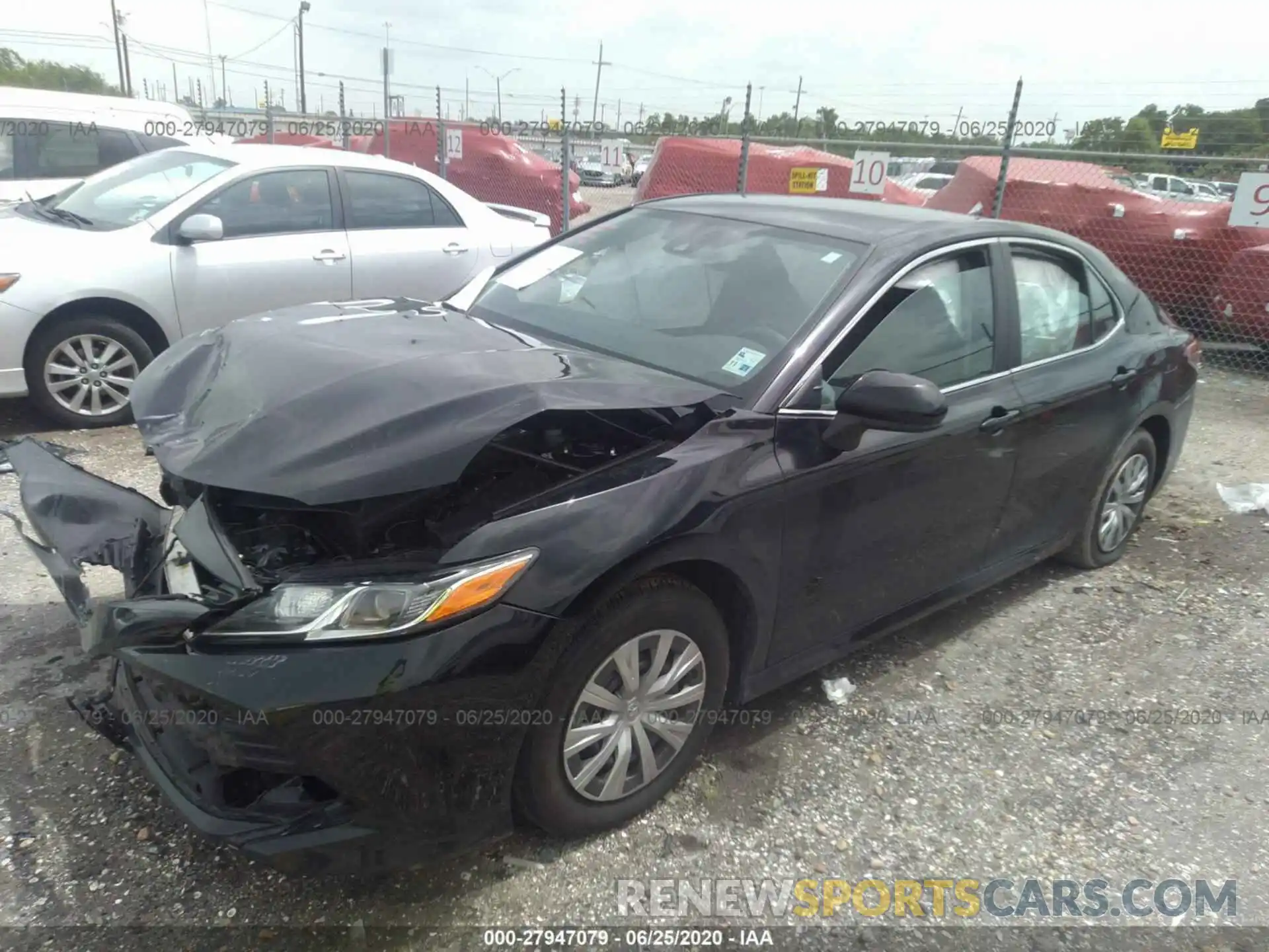 2 Photograph of a damaged car 4T1B11HK6KU774990 TOYOTA CAMRY 2019