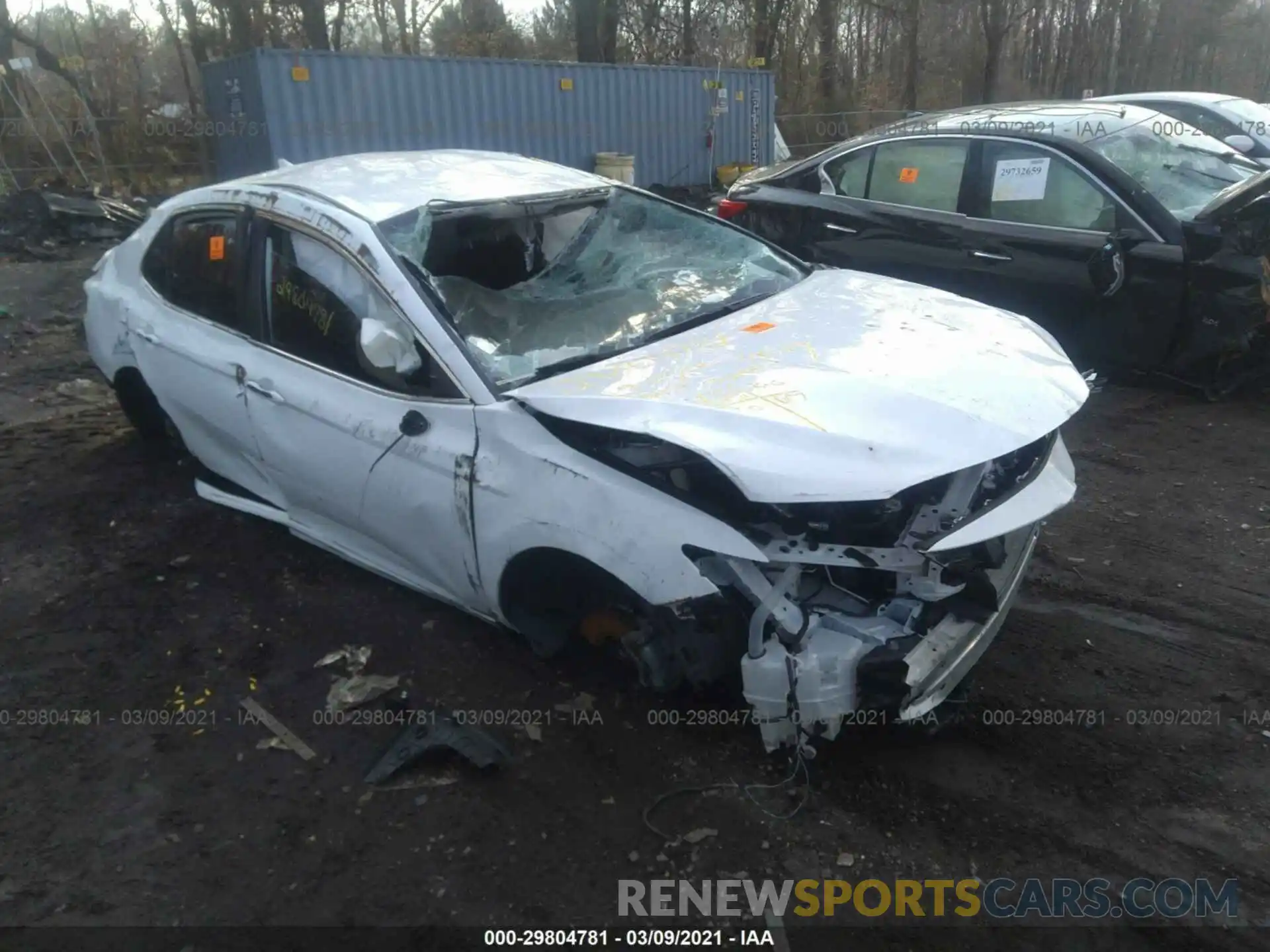 1 Photograph of a damaged car 4T1B11HK6KU775184 TOYOTA CAMRY 2019