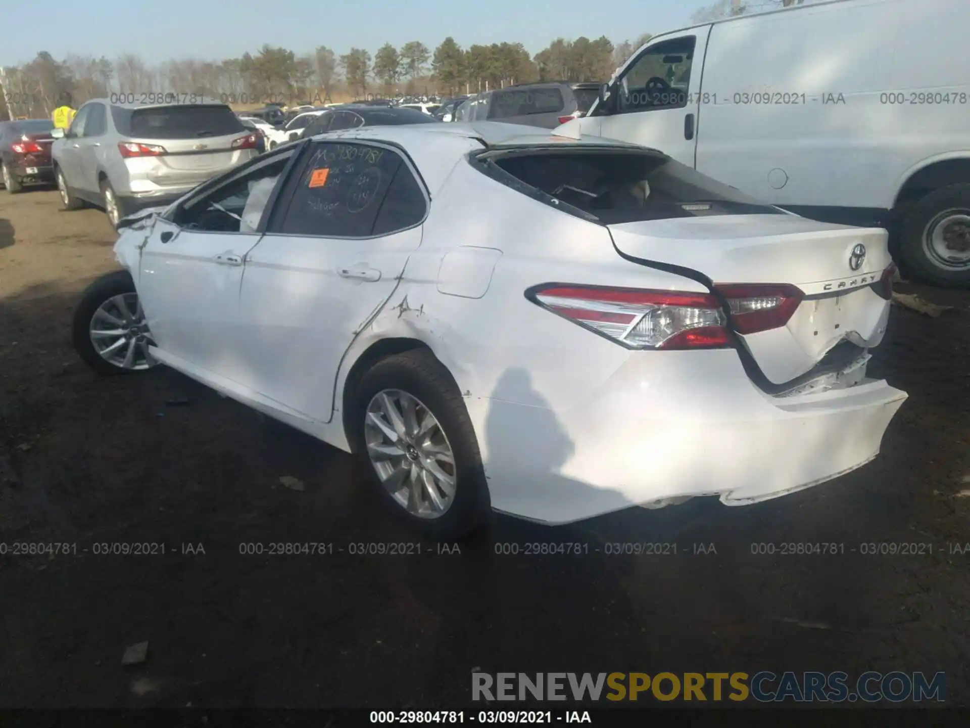 3 Photograph of a damaged car 4T1B11HK6KU775184 TOYOTA CAMRY 2019