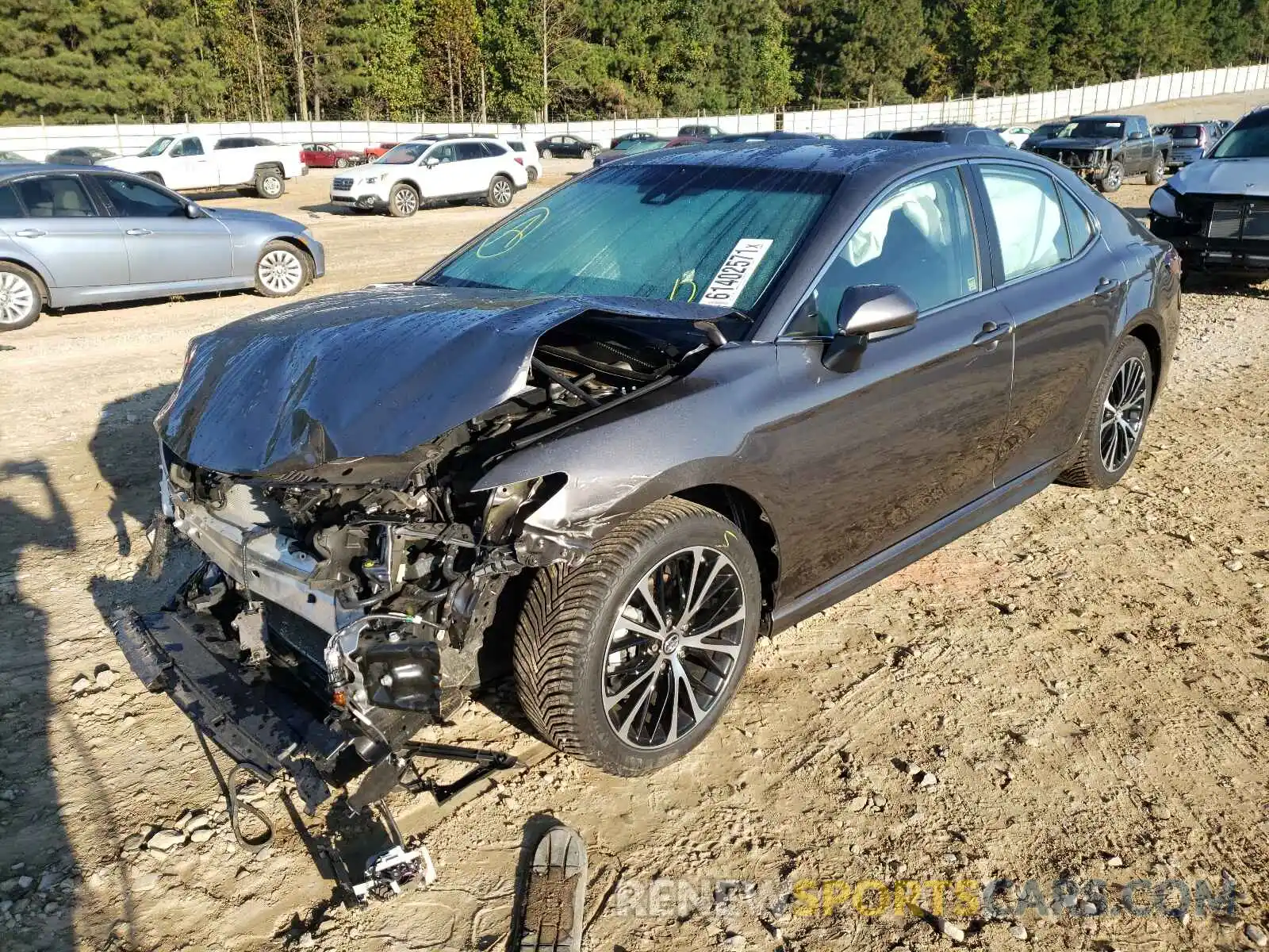 2 Photograph of a damaged car 4T1B11HK6KU776805 TOYOTA CAMRY 2019