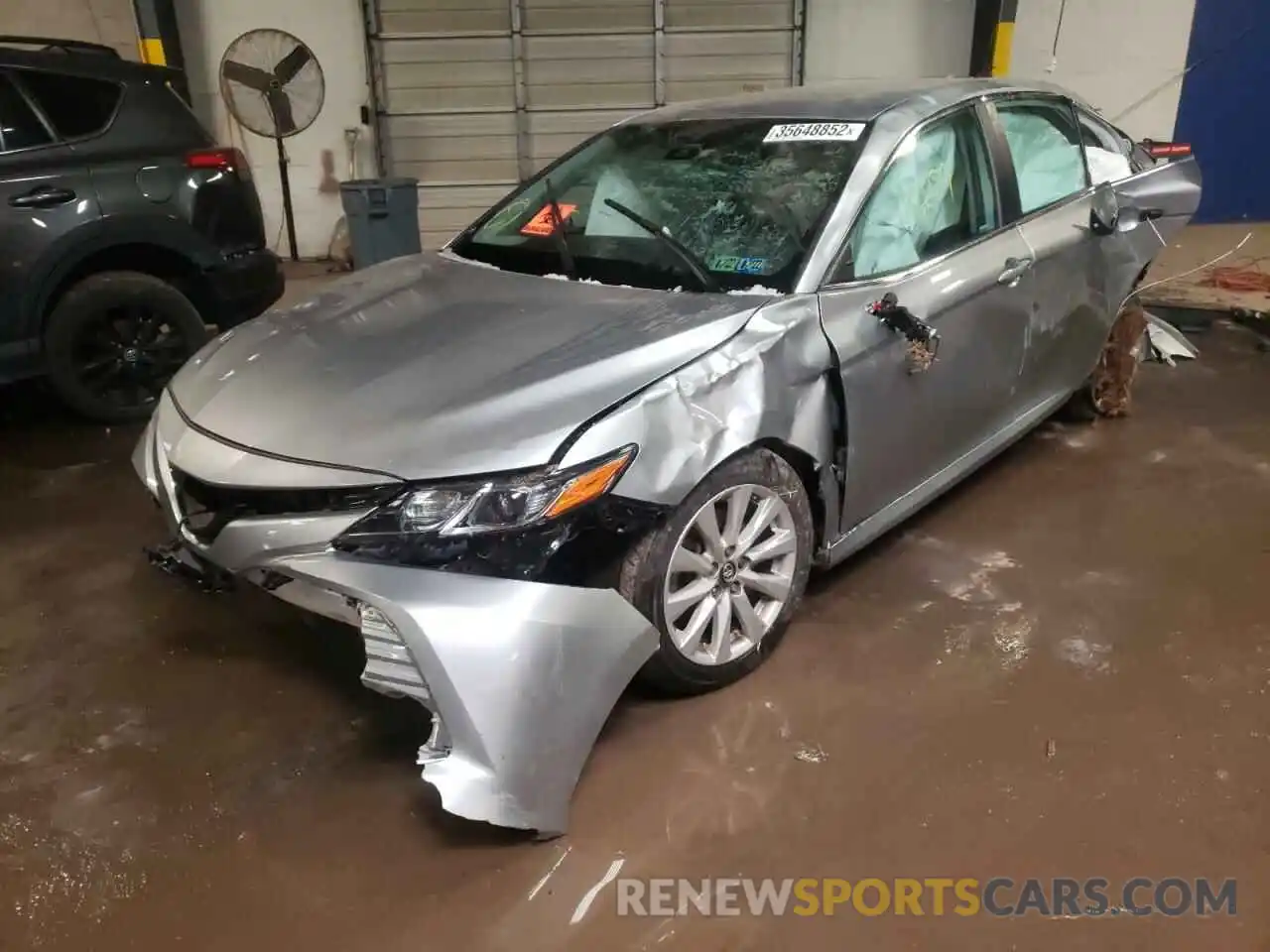 2 Photograph of a damaged car 4T1B11HK6KU778618 TOYOTA CAMRY 2019