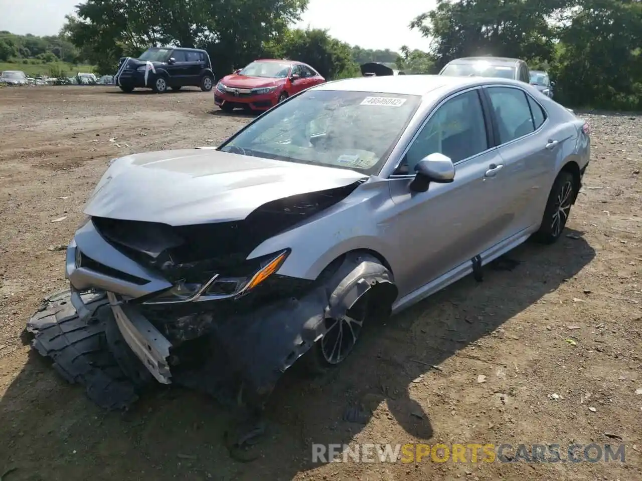 2 Photograph of a damaged car 4T1B11HK6KU780014 TOYOTA CAMRY 2019