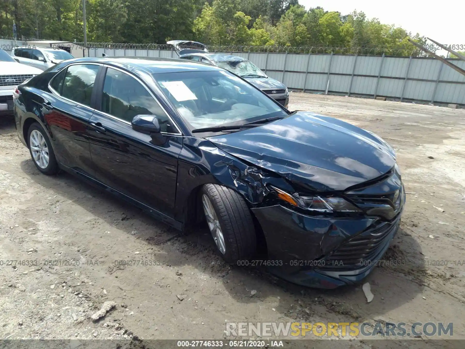 1 Photograph of a damaged car 4T1B11HK6KU780806 TOYOTA CAMRY 2019