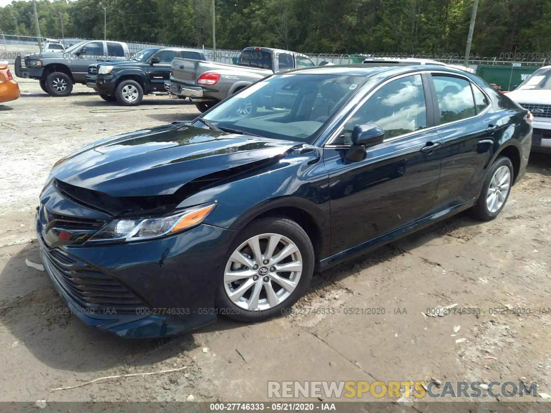 2 Photograph of a damaged car 4T1B11HK6KU780806 TOYOTA CAMRY 2019