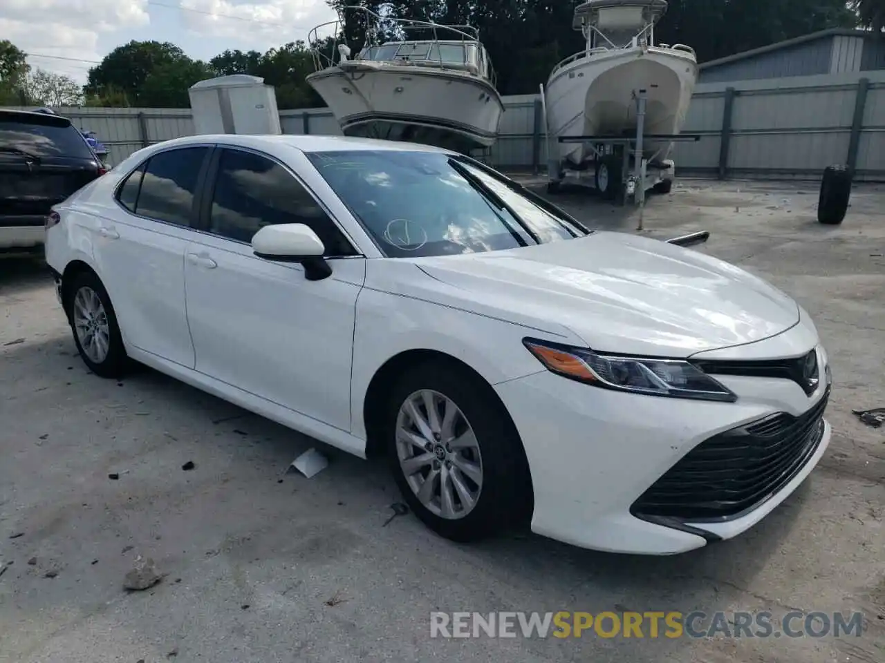 1 Photograph of a damaged car 4T1B11HK6KU781468 TOYOTA CAMRY 2019