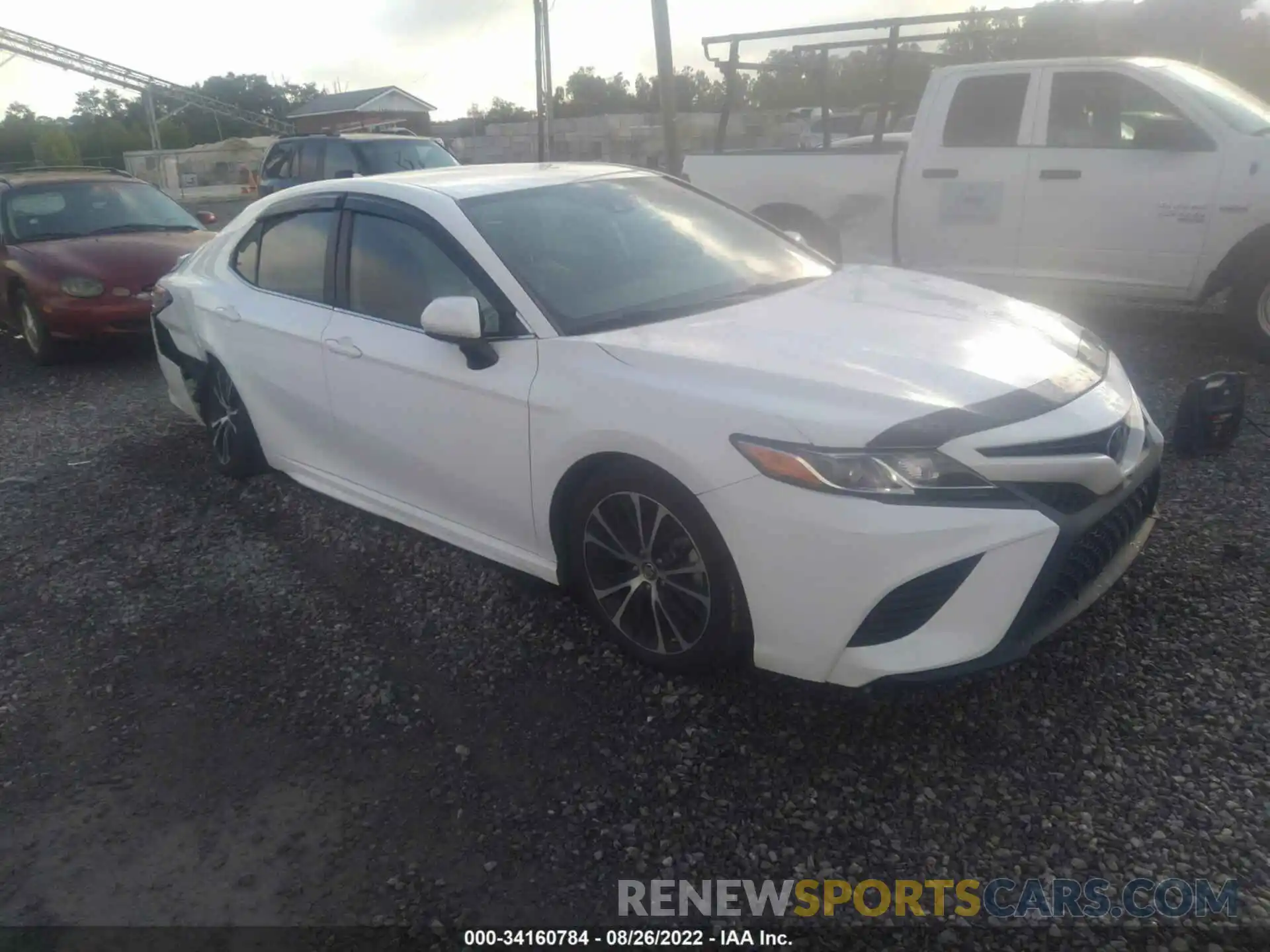 1 Photograph of a damaged car 4T1B11HK6KU782989 TOYOTA CAMRY 2019