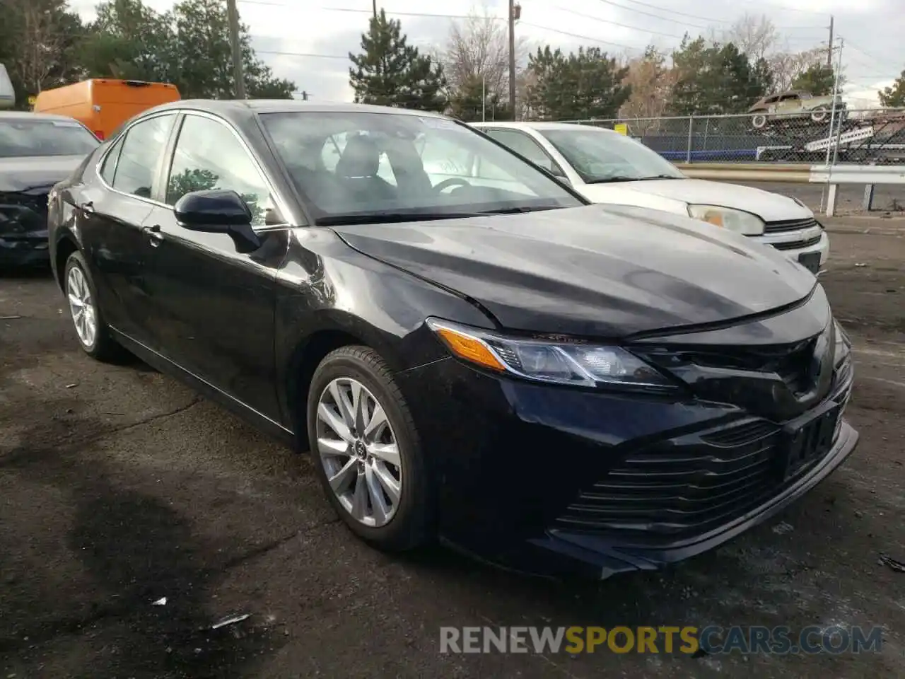 1 Photograph of a damaged car 4T1B11HK6KU785522 TOYOTA CAMRY 2019