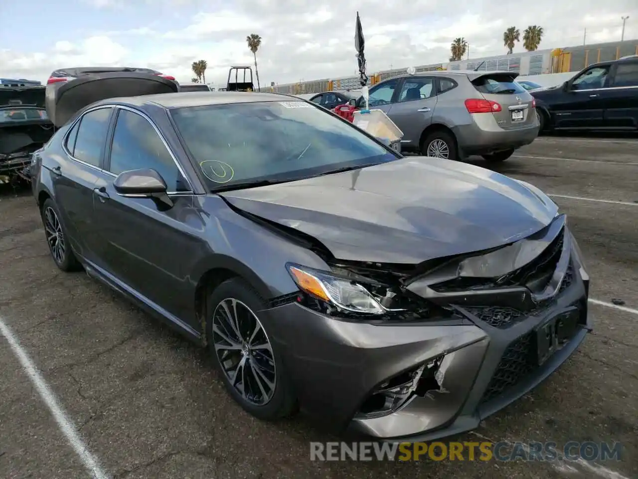 1 Photograph of a damaged car 4T1B11HK6KU787299 TOYOTA CAMRY 2019