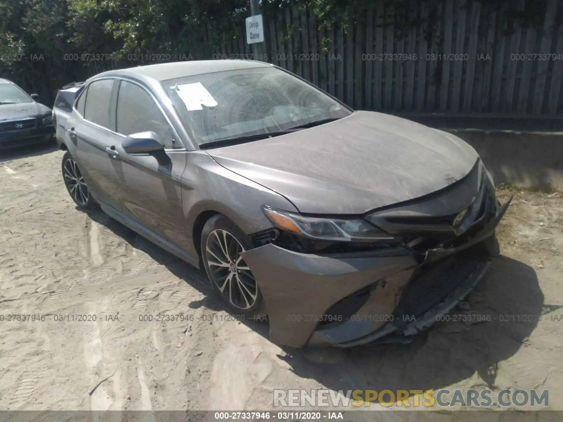 1 Photograph of a damaged car 4T1B11HK6KU787870 TOYOTA CAMRY 2019