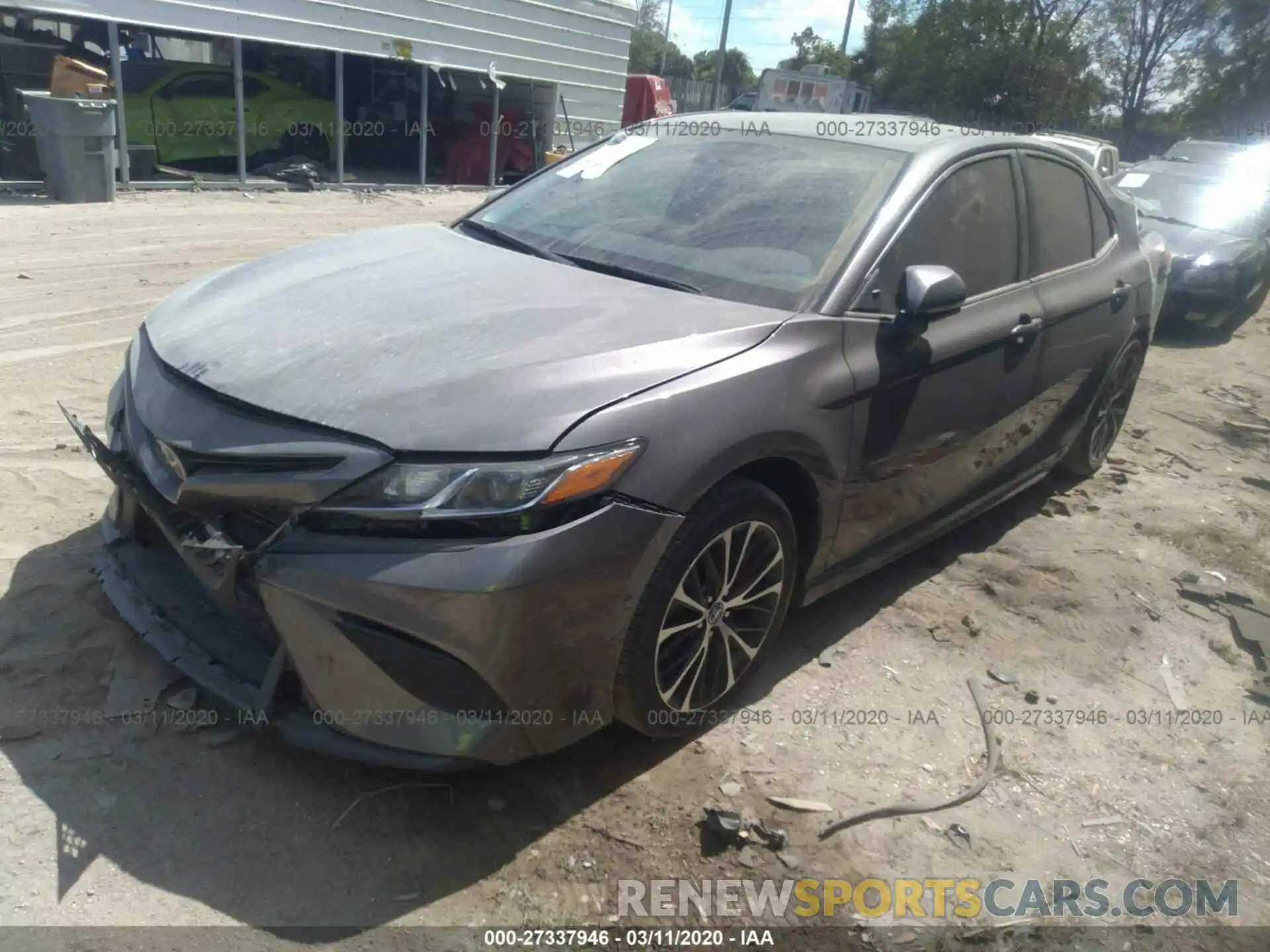 2 Photograph of a damaged car 4T1B11HK6KU787870 TOYOTA CAMRY 2019