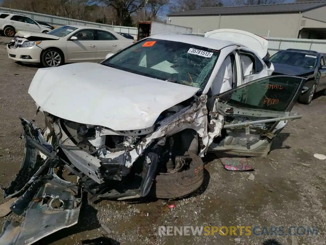 2 Photograph of a damaged car 4T1B11HK6KU788016 TOYOTA CAMRY 2019