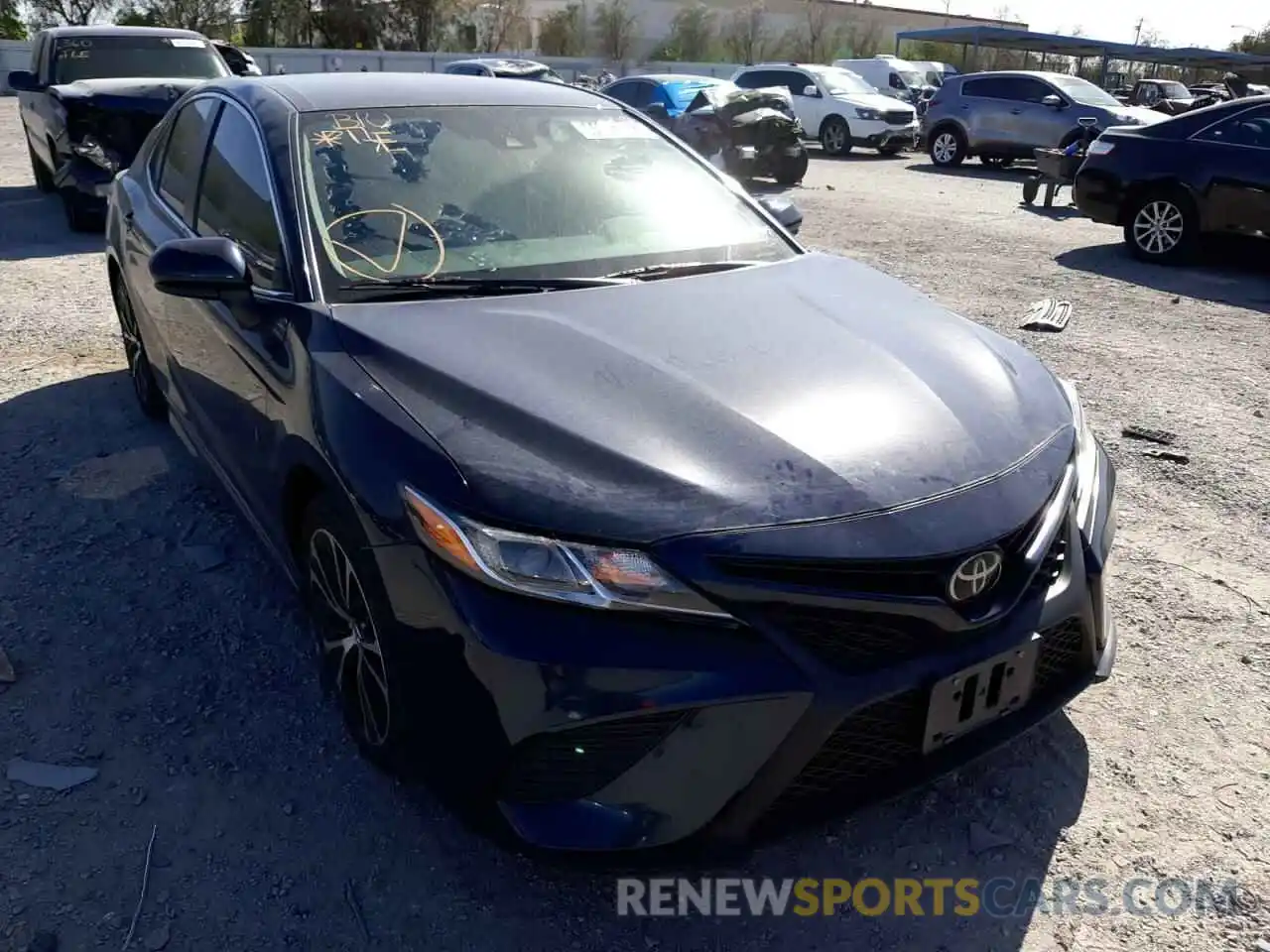 1 Photograph of a damaged car 4T1B11HK6KU788355 TOYOTA CAMRY 2019