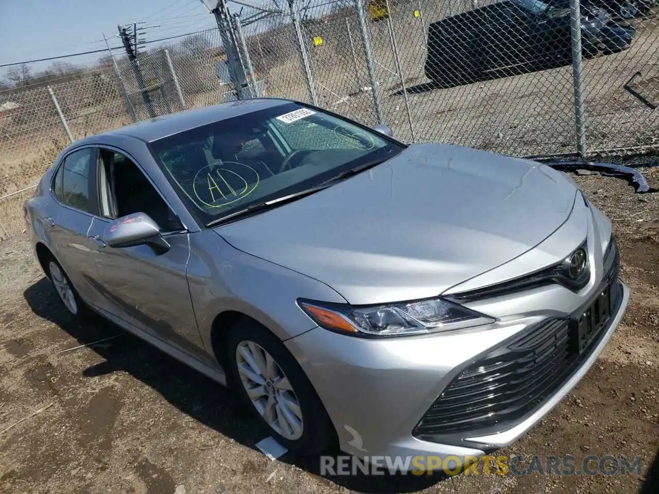 1 Photograph of a damaged car 4T1B11HK6KU788792 TOYOTA CAMRY 2019