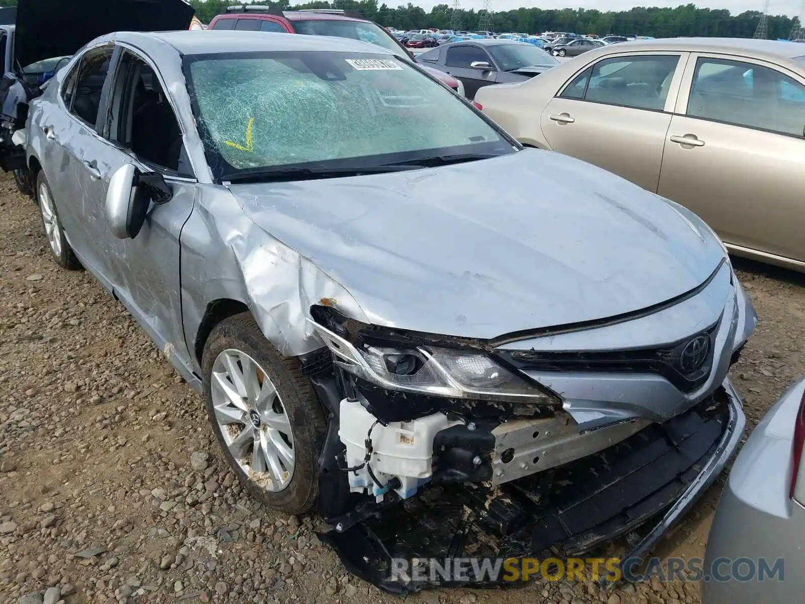 1 Photograph of a damaged car 4T1B11HK6KU789246 TOYOTA CAMRY 2019