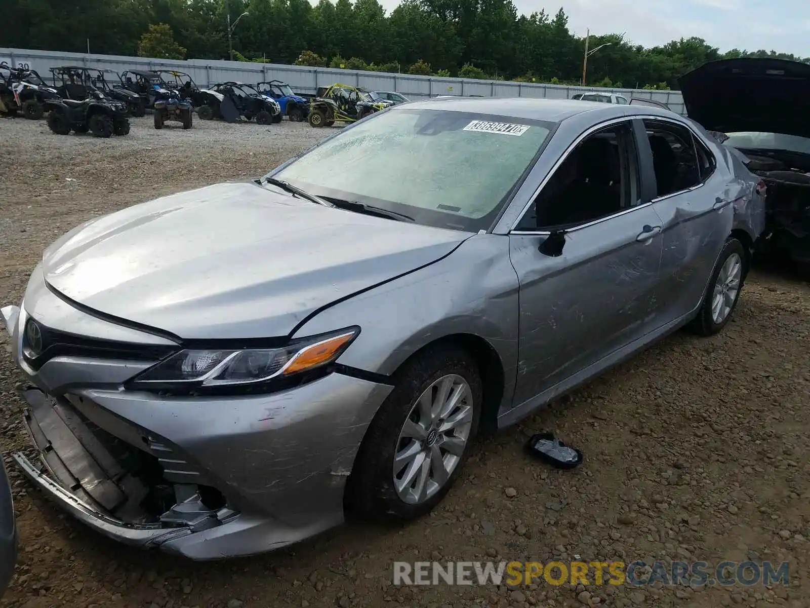 2 Photograph of a damaged car 4T1B11HK6KU789246 TOYOTA CAMRY 2019