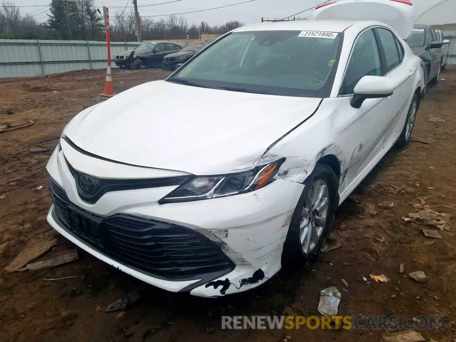 2 Photograph of a damaged car 4T1B11HK6KU792373 TOYOTA CAMRY 2019