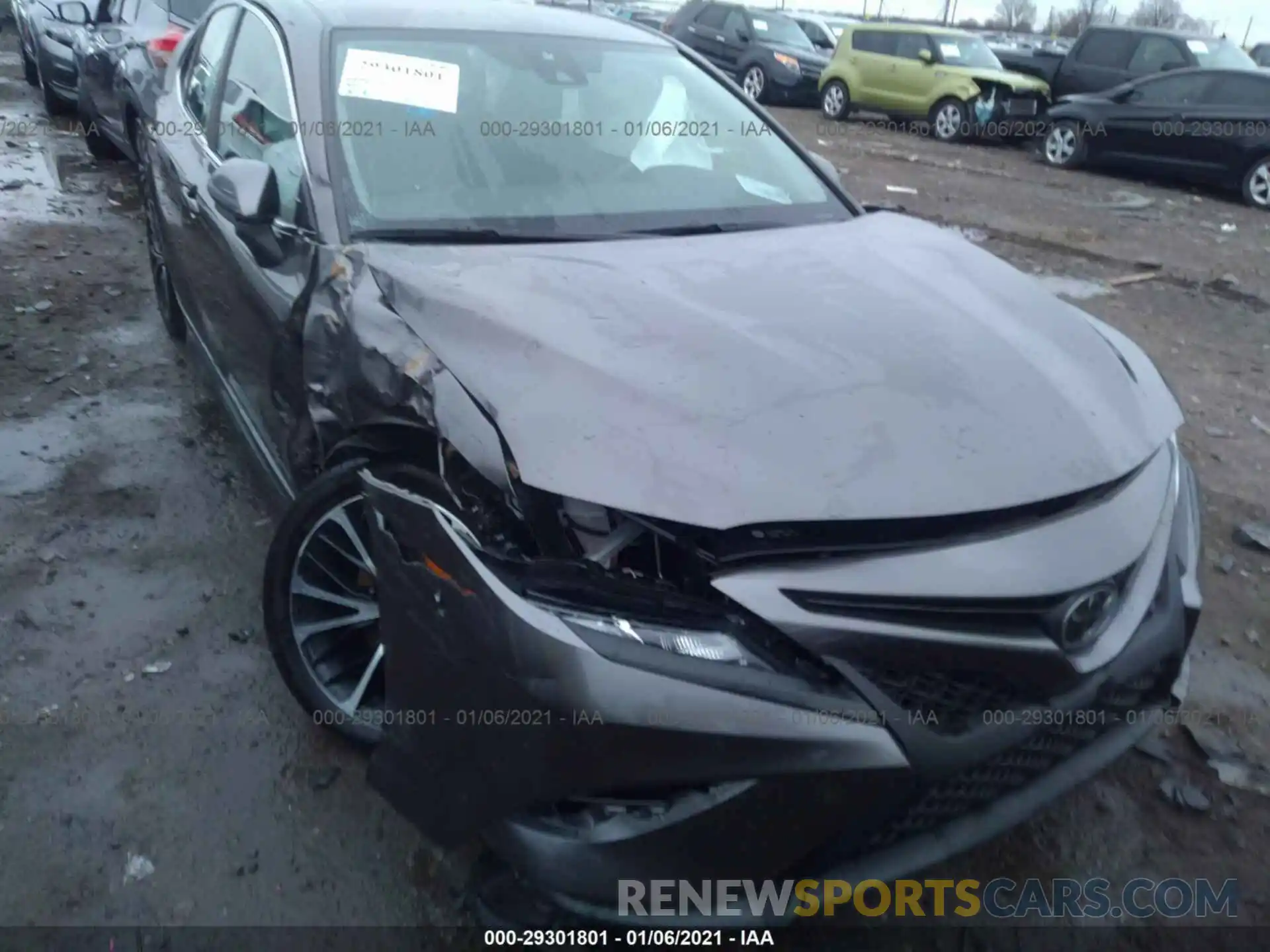 1 Photograph of a damaged car 4T1B11HK6KU795743 TOYOTA CAMRY 2019