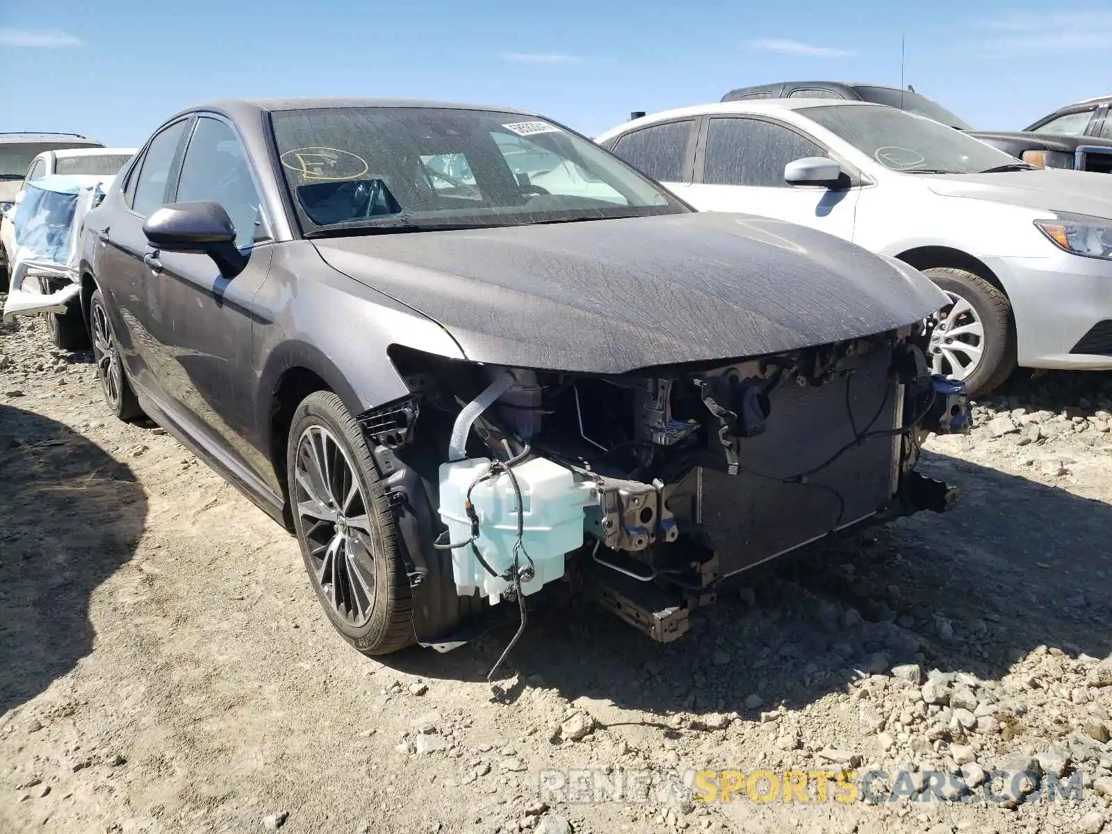 1 Photograph of a damaged car 4T1B11HK6KU797248 TOYOTA CAMRY 2019