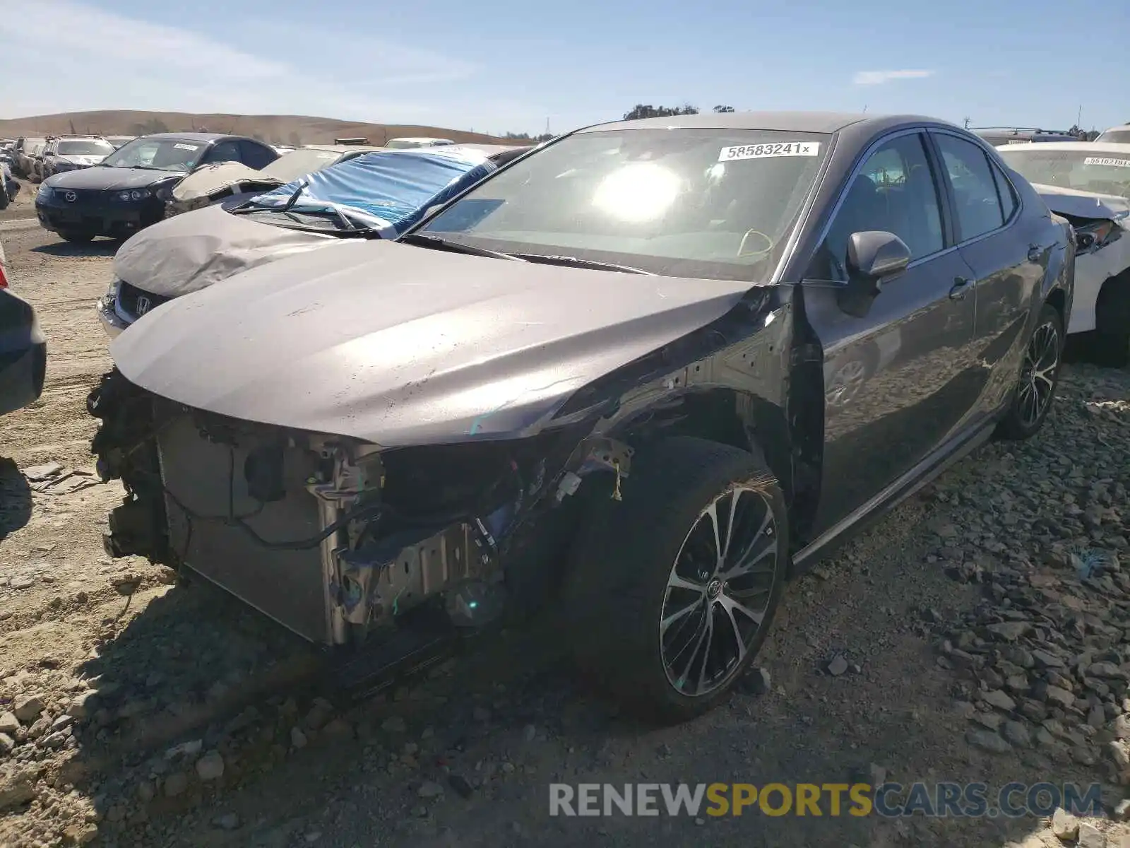 2 Photograph of a damaged car 4T1B11HK6KU797248 TOYOTA CAMRY 2019