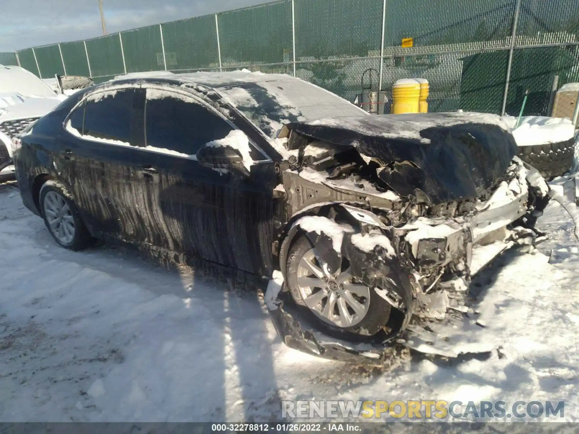 1 Photograph of a damaged car 4T1B11HK6KU801203 TOYOTA CAMRY 2019