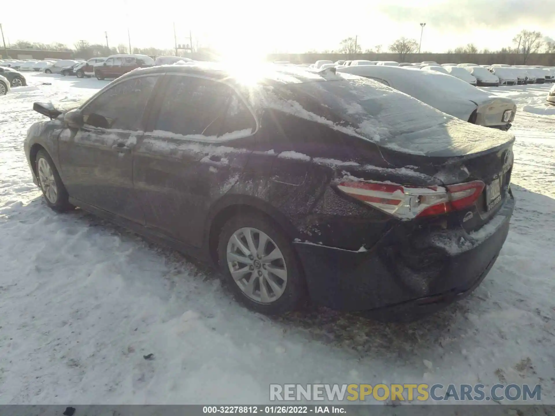 3 Photograph of a damaged car 4T1B11HK6KU801203 TOYOTA CAMRY 2019