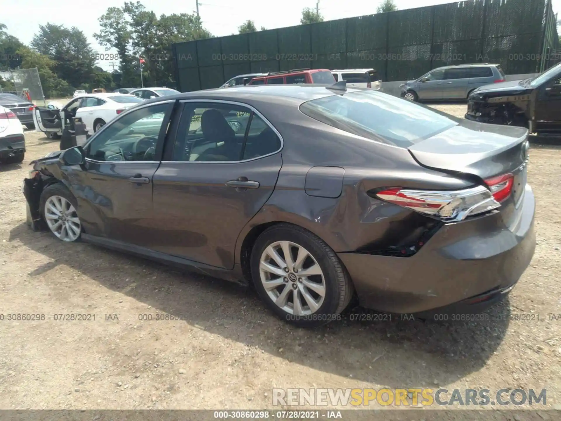 3 Photograph of a damaged car 4T1B11HK6KU803842 TOYOTA CAMRY 2019