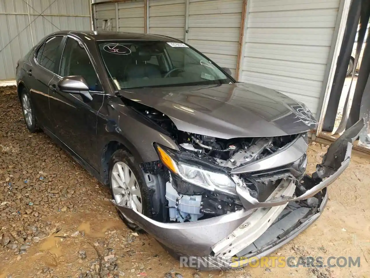 1 Photograph of a damaged car 4T1B11HK6KU803856 TOYOTA CAMRY 2019