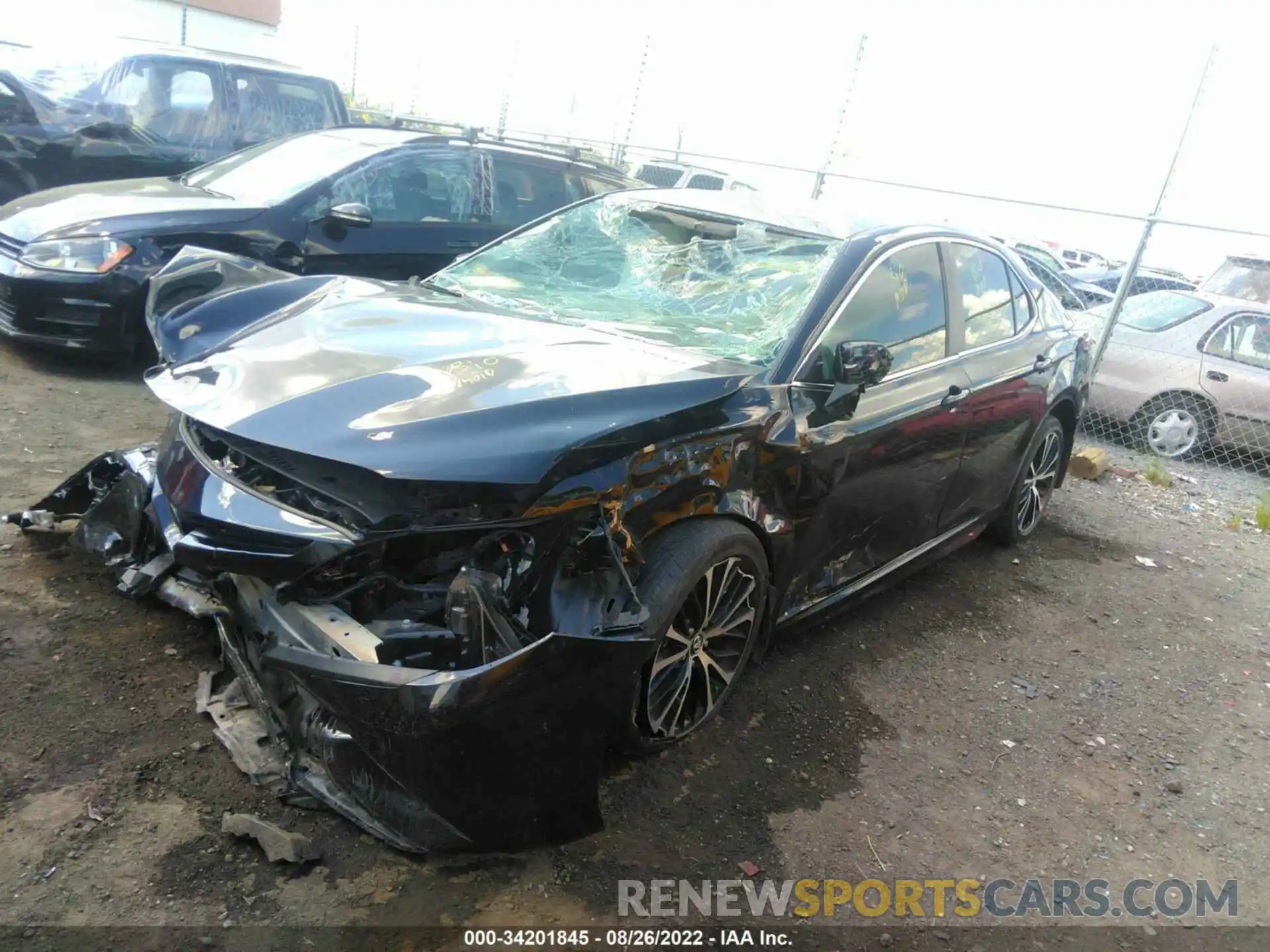 2 Photograph of a damaged car 4T1B11HK6KU805848 TOYOTA CAMRY 2019