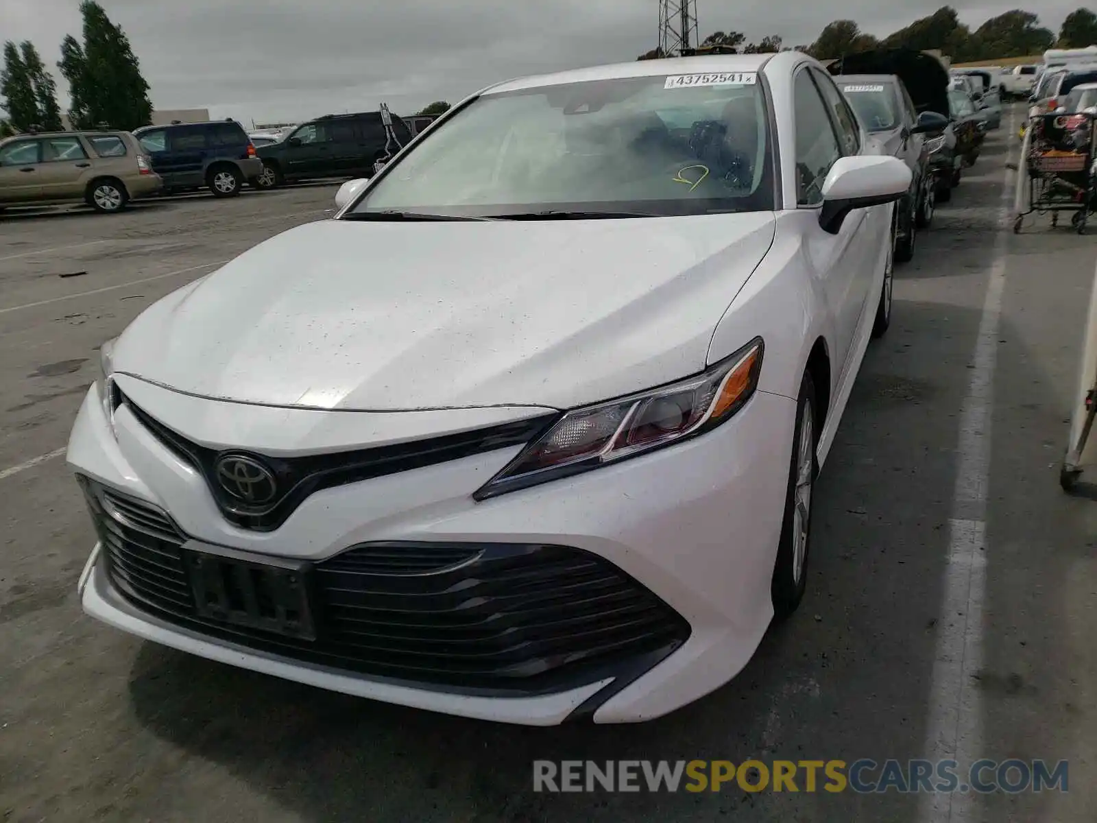 2 Photograph of a damaged car 4T1B11HK6KU805879 TOYOTA CAMRY 2019