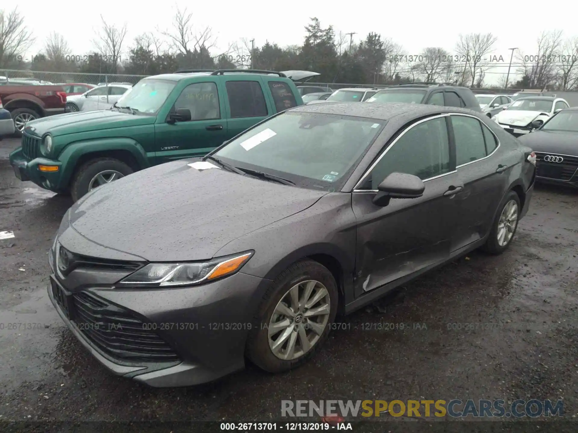 2 Photograph of a damaged car 4T1B11HK6KU806191 TOYOTA CAMRY 2019