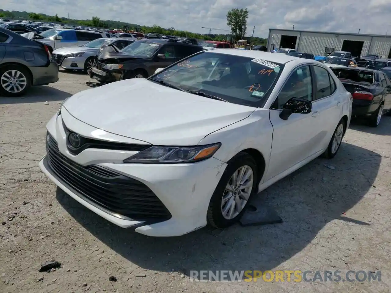 2 Photograph of a damaged car 4T1B11HK6KU806787 TOYOTA CAMRY 2019