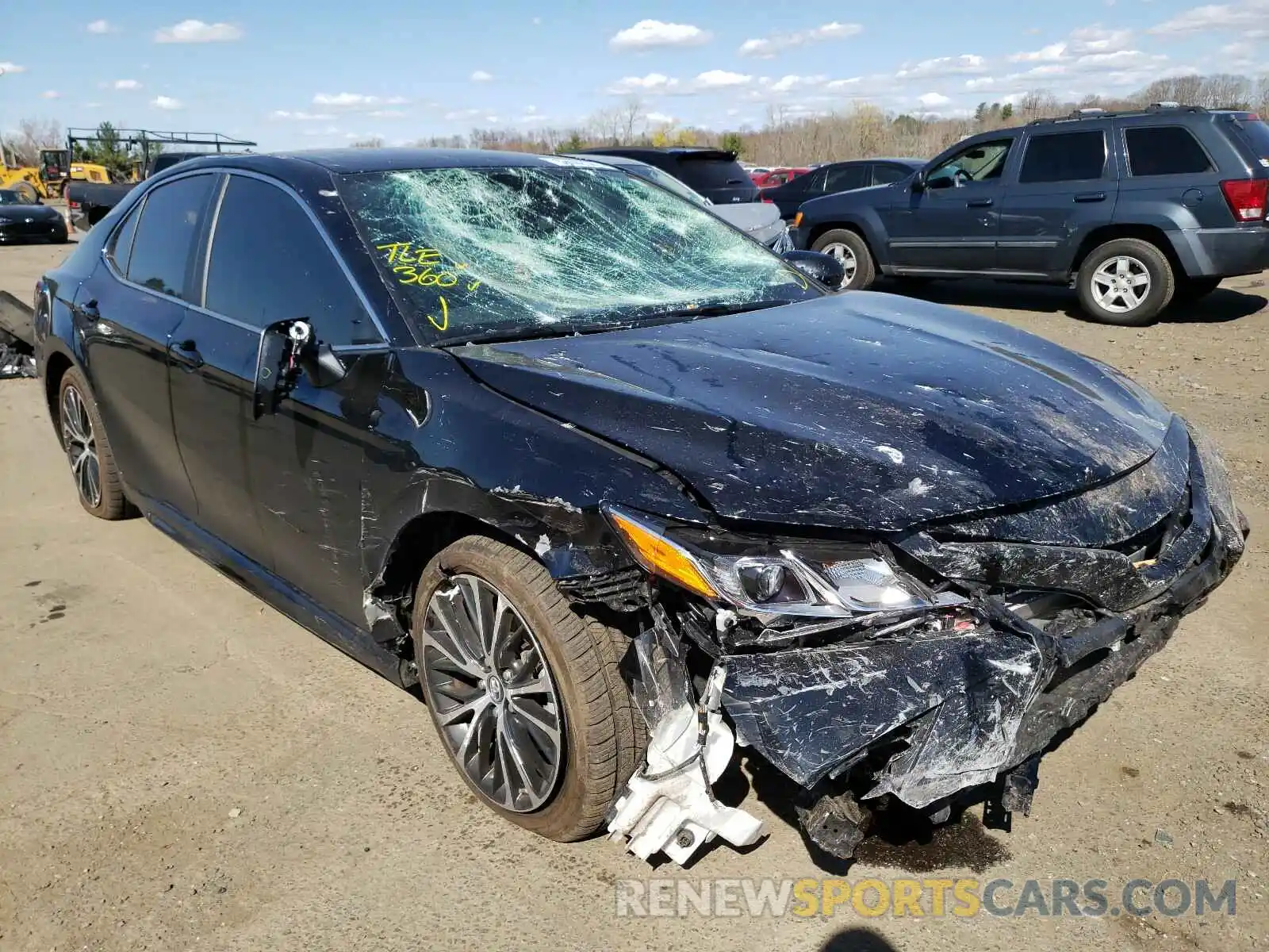 1 Photograph of a damaged car 4T1B11HK6KU806966 TOYOTA CAMRY 2019